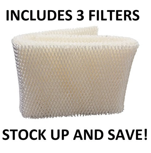 Solid Spare Humidifier Filter for Essick Air MoistAir MA-1200 MA-12000 (3 Pack)