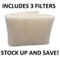 Solid Spare Humidifier Filter for Essick Air MoistAir MA-1200 MA-12000 (3 Pack)
