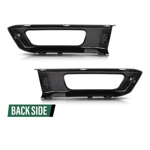 Solid Spare Fit For 14-17 Range Rover Sport Front Bumper Fog Light Bezel Lamp Trim LH RH