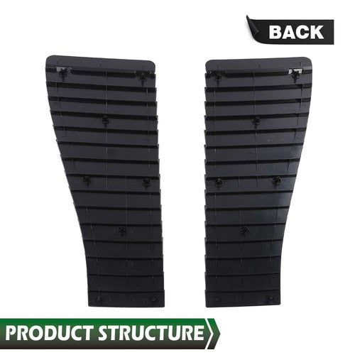 Solid Spare Fit For 1985-1990 Camaro Z28/IROC-Z IROC Hood Louvers New Reproduction Pair