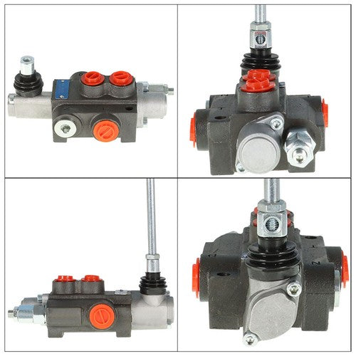 Solid Spare 1Spool 13Gpm Hydraulic Directional Control Valve SAE Ports 3600Psi W/Joystick US