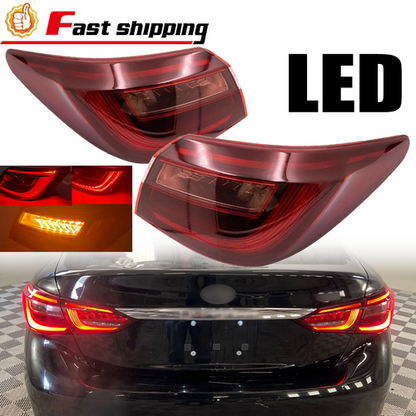 2PCS LED Outer Tail Light Rear Brake Lamp Left&Right For 2018-2021 Infiniti Q50