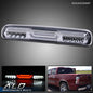 Solid Spare Fit For 1999-2007 Silverado/Sierra Clear LED BAR Third 3rd Brake+Cargo Light