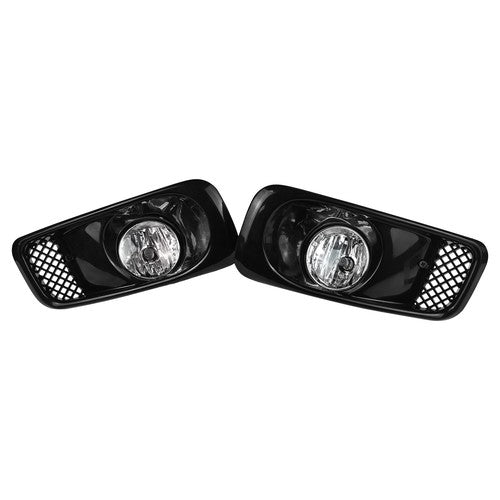 For 1999-2000 Honda Civic JDM Bumper Clear Halogen Lens Fog Lights Lamps Pair