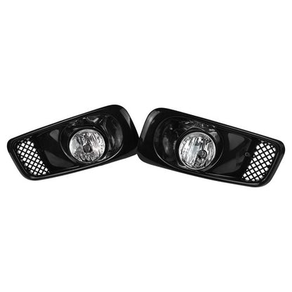 For 1999-2000 Honda Civic JDM Bumper Clear Halogen Lens Fog Lights Lamps Pair