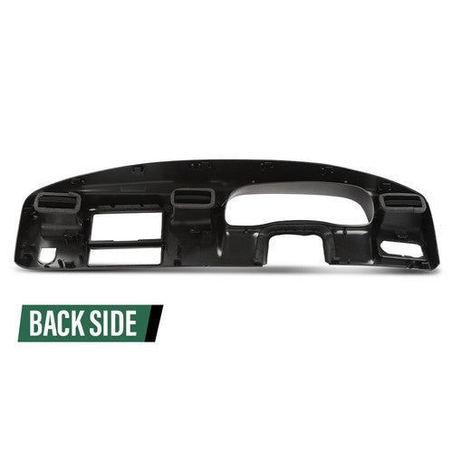 Solid Spare Fit For 1999-2004 Ford F-250 F-350 Dash Cluster Radio Bezel Trim Panel Black