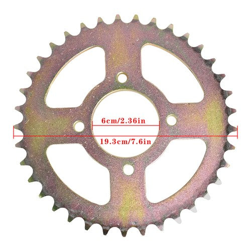 Solid Spare For ATV Quad Buggy Go Kart 44" Rear Live Axle Kit Wheel Hub Sprocket Brake Disc