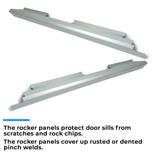 Solid Spare For 2007-2017 Ford Expedition Rocker Panels - 1 Pair - Left & Right Sides 07 08