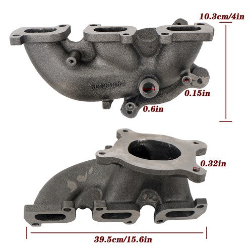 Solid Spare For Lincoln MKZ MKX MKS Ford Models 2007-2012 674-646 Left Exhaust Manifold Kit