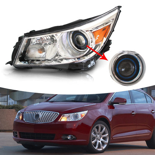 FIT 2010-2013 Buick LaCrosse HID/Xenon Headlight Headlamp LH 22743218 W/bulbs