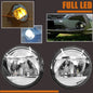 Fit 2024 Subaru Crosstrek Full LED Front Fog Lights Lamp Double light W/Switch