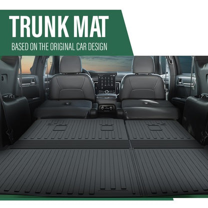 Solid Spare Fit For 24-26 Chevy Trax Buick Envista TPE Floor Mats Backrest Trunk Cargo Liner