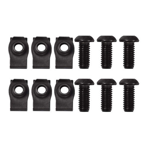 Solid Spare Fit For Polaris Ranger RZR General Body Panel Torx Screw & Flat Nut Set of 6
