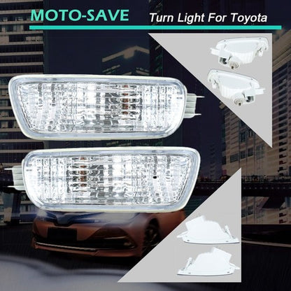 Solid Spare For Toyota Tacoma 01-04 Corner Parking Light Turn Signals Side Marker Kit A Pair