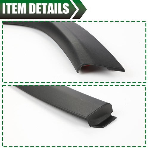 Solid Spare Fit For 2017-2022 Jeep Compass Wheel Opening Molding Fender Flare Rear Left Side