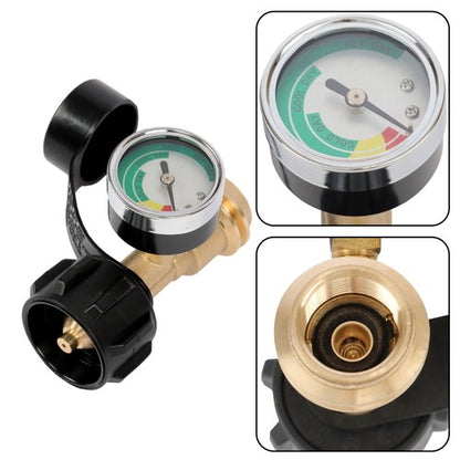 Solid Spare 4-PCS QCC1 Inflation Joint Gas Tank Copper Converter Head POL Joint Propane
