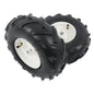 Solid Spare 2Pack 13x5.00-6" Tiller Tire & Wheel Rubber 1" Axle Size For Garden Tractor Tire