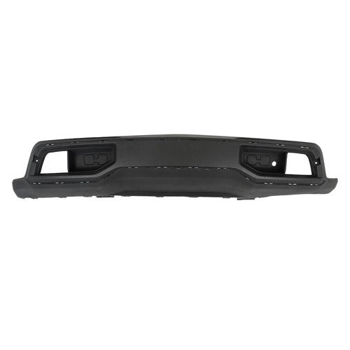 Solid Spare Black Plastic Front Bumper W/O Vents For 2019-2021 Chevrolet Silverado 1500