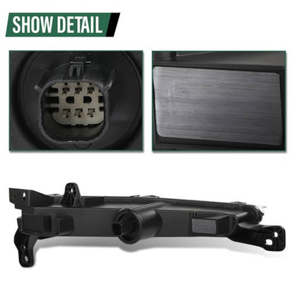 Solid Spare Front Bumper LED Fog Light Driving Lamp Fit For 2017-2020 Lincoln MKZ Left Side