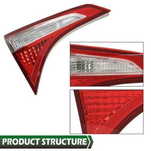 Solid Spare Fit For 14-16 Toyota Corolla Tail Light Brake Lamp Inner Left Driver Side