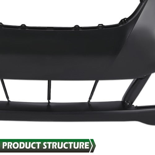 Solid Spare Front Bumper Cover Fascia Fit For 2010 2011 2012 Hyundai Genesis Coupe