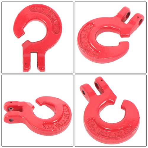 Solid Spare 3/8" G80 Logging Chain Choker Hook - 6900Lbs Working Load Limit Pack of 2