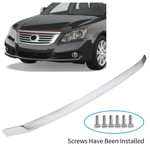 Solid Spare Hood Molding For Toyota Avalon 2005-2010 Front Grille Cover Chrome Trim