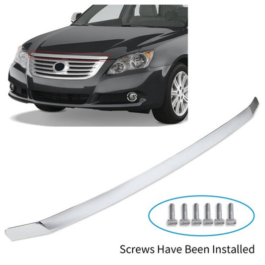 Solid Spare Hood Molding For Toyota Avalon 2005-2010 Front Grille Cover Chrome Trim