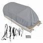 Solid Spare 21-24Ft Waterproof Heavy Duty Pontoon Boat Cover Outdoor UV Rain Dust Protection