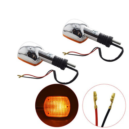 Solid Spare NEW Rear Pair Turn Signal Indicators For Honda V45 VF750C VF700C With Stem