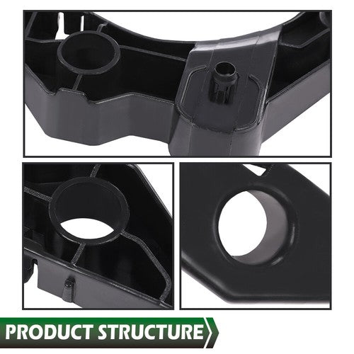 Solid Spare Fit For 16-18 Nissan Altima Rear Bumper Bracket Right Passenger Side Black
