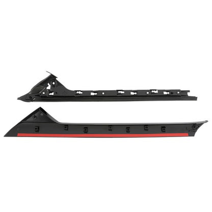 Solid Spare For 11-19 Ford Explorer Left Side Windshield A-Pillar Molding Inner Outer Trim