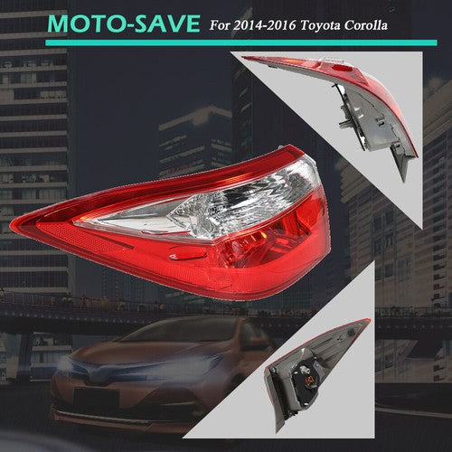 Solid Spare Taillights For Toyota Corolla 2014-2016 Tail Light Replacement Lamps Single Left