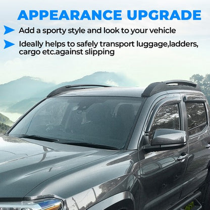 Solid Spare For 2005-2023 Toyota Tacoma Double Cab Top Roof Rack Cross Bars Side Rails Set