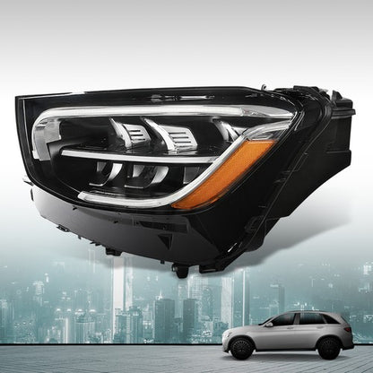 Solid Spare LED Headlight Fit For 2020-2022 Mercedes-Benz GLC-Class W/O Adaptive Left Side