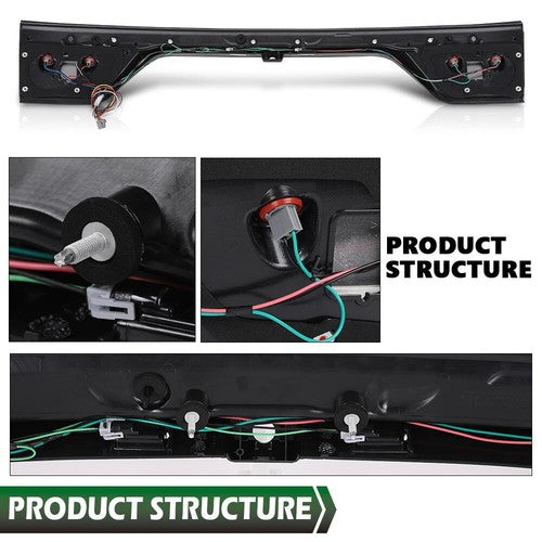Solid Spare Liftgate Taillight Lamp W/Camera Hole 68453659AA Fit For 2014-2022 Dodge Durango