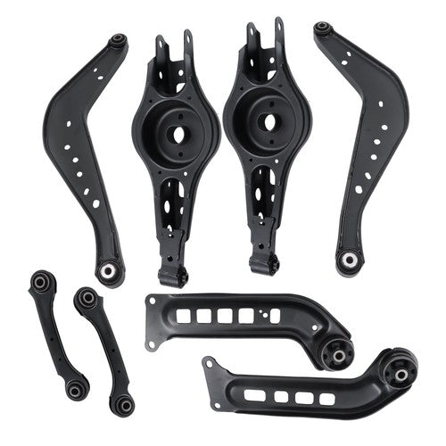 Solid Spare Rear Upper & Lower Control Arms W/ Bushings For Chevrolet Malibu 2016-2023 8Pc