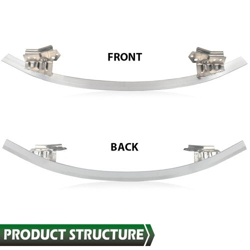 Solid Spare Fit For 2017-2020 Tesla Model 3 Front Bumper Lower Reinforcement Beam Impact Bar