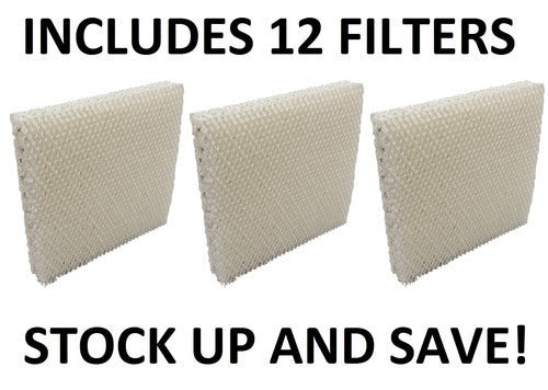 Solid Spare EFP Humidifier Filter Replacements for Duracraft AC-801 AC801 - 12 Pack