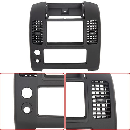Solid Spare Black Center Dash Console Instrument Panel Bezel For Nissan Frontier 2005-2020