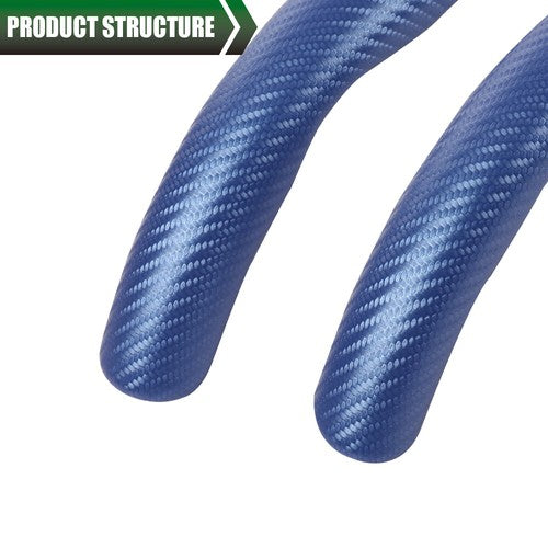 Solid Spare Carbon Fiber Car Steering Wheel Booster Non-Slip Cover Accessories Universal 15"