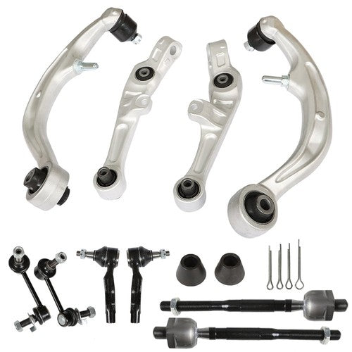 Solid Spare Front Control Arm Kit 10Pcs For Nissan 350Z & Infiniti G35 RWD Coupe