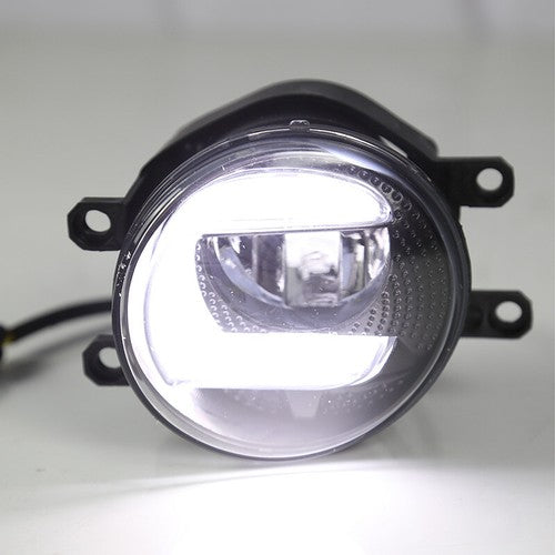 Double Color LED Fog Lights Lamps Fit Toyota Highlander Camry Corolla w/wiring