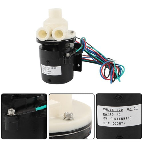 Solid Spare Pump Motor Assembly Replacement Includes Capacitor For Hoshizaki PA0613