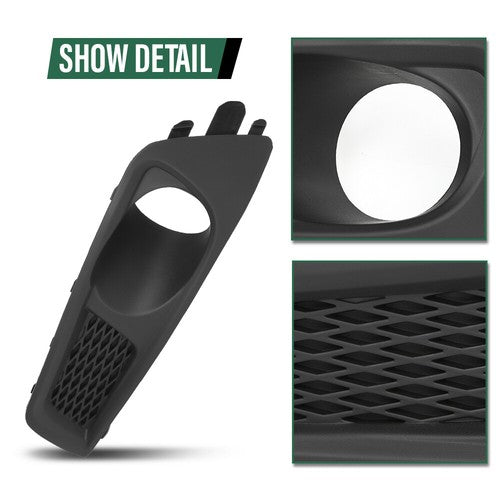 Solid Spare Front Bumper Fog Light Bezel Lamp Trim Fit For 10-12 Subaru Legacy Left+Right