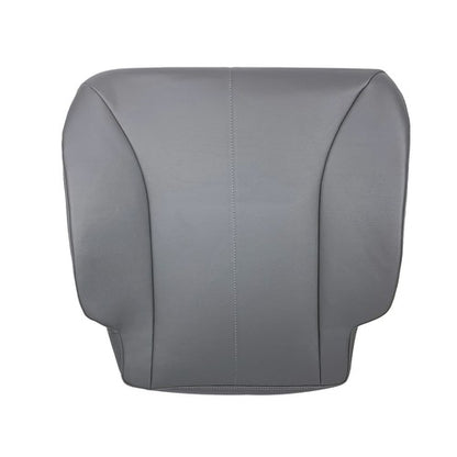 Solid Spare 4200-4300-4400 Seat Cover+Backrest Driver's Side Gray Air Ride 2-PCS Set Leather