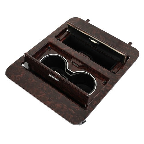 Solid Spare Console Cup Holder Storage Woodgrain for 07-14 Chevy GMC Truck & SUV 23164631