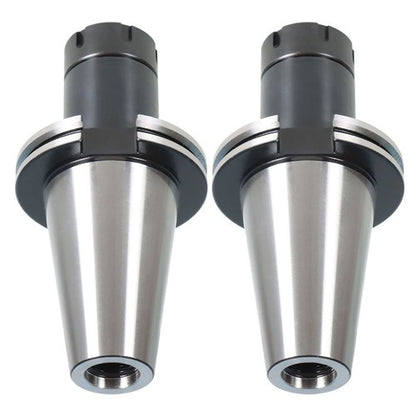 Solid Spare 2PC 4" 100mm New Gage Length Tool Holder CAT50 ER32 COLLET CHUCK For CNC Milling