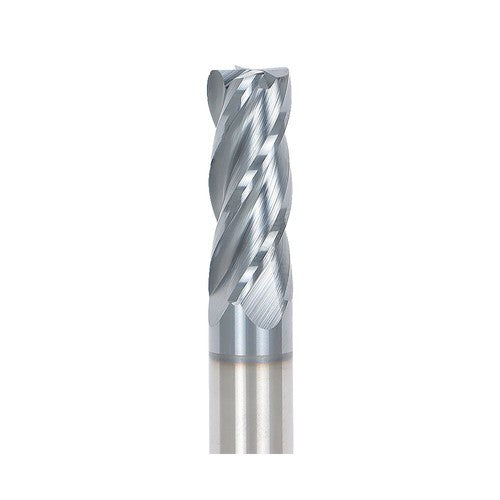 Solid Spare 3/8" 4 Flutes Carbide End Mill 1" Cut Length Tungsten Steel 0.020 Corner Radius