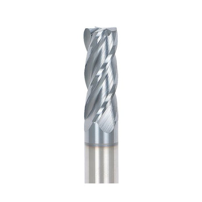 Solid Spare 3/8" 4 Flutes Carbide End Mill 1" Cut Length Tungsten Steel 0.020 Corner Radius